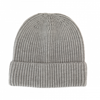 Bonnet en maille avec revers - K-up Gold Label KP561 - Ashen Grey Heather personnalisable - Vue de face