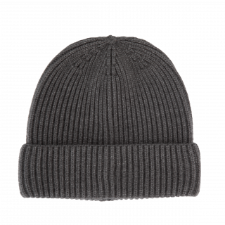 Bonnet en maille avec revers - K-up Gold Label KP561 - Deep Grey Heather personnalisable - Vue de face
