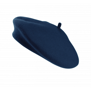 Béret basque KP604 - Navy personnalisable - Vue de face
