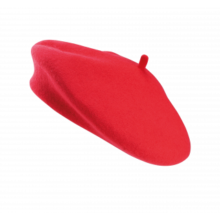 Béret basque KP604 - Red personnalisable - Vue de face
