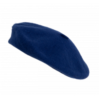 Béret basque KP604 - Royal Blue personnalisable - Vue de face
