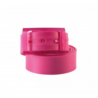 Ceinture colorée KP801 - Fuchsia personnalisable - Vue de face