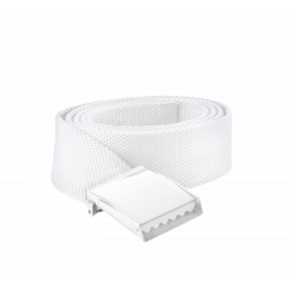 Ceinture en polyester KP802 - White personnalisable - Vue de face