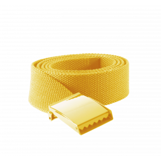 Ceinture en polyester KP802 - Yellow personnalisable - Vue de face