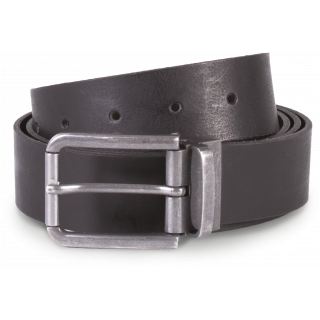 Ceinture en cuir à bord franc - 35 mm KP812 - Black personnalisable - Vue de face