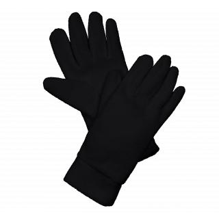 Gants en polaire KP876 - Black personnalisable - Vue de face