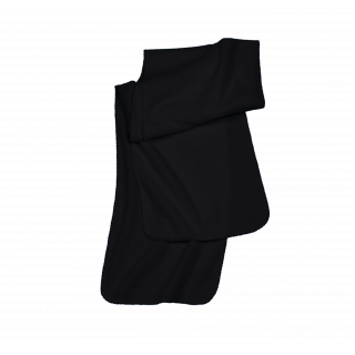 Écharpe recyclée micropolaire KP886 - Black personnalisable - Vue de face