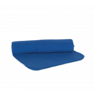 Écharpe recyclée micropolaire KP886 - Royal Blue personnalisable - Vue de face