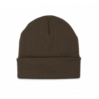 Bonnet recyclé avec doublure Thinsulate™ KP893 - Dark Khaki personnalisable - Vue de face