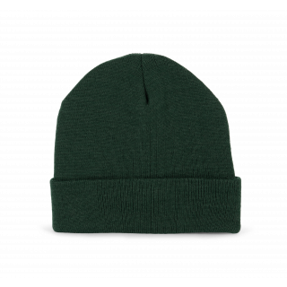 Bonnet recyclé avec doublure Thinsulate™ KP893 - Forest Green personnalisable - Vue de face
