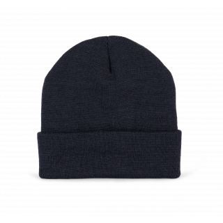 Bonnet recyclé avec doublure Thinsulate™ KP893 - Navy personnalisable - Vue de face