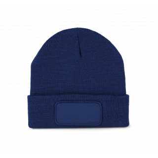 Bonnet avec patch KP895 - Royal Blue personnalisable - Vue de face