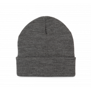 Bonnet avec doublure Thinsulate™ KP896 - Grey Heather personnalisable - Vue de face