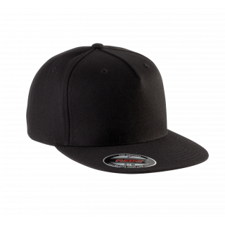 Casquette Flexfit - 5 panneaux KP908 - Black personnalisable - Vue de face