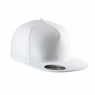 Casquette Flexfit - 5 panneaux KP908 - White personnalisable - Vue de face