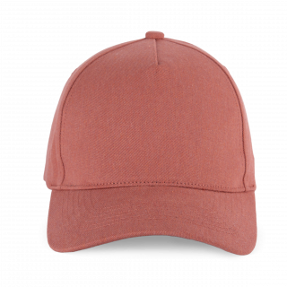 Casquette en coton recyclé 5 panneaux KP921 - Brickstone personnalisable - Vue de face