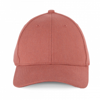 Casquette 6 panneaux en coton recyclé KP922 - Brickstone personnalisable - Vue de face