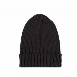 Bonnet long KP952 - Black personnalisable - Vue de face