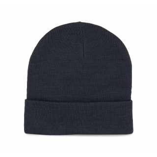 Bonnet à maille fine KP955 - Navy personnalisable - Vue de face