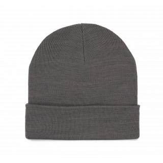 Bonnet à maille fine KP955 - Cement Grey personnalisable - Vue de face