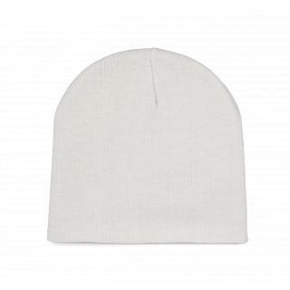 Bonnet à maille fine KP956 - Off White personnalisable - Vue de face
