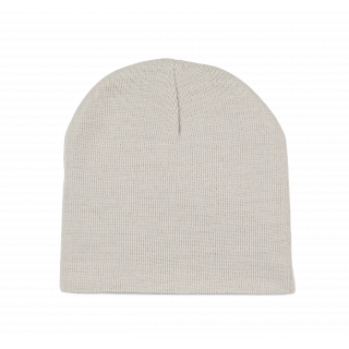 Bonnet à maille fine KP956 - Sweet Grey personnalisable - Vue de face