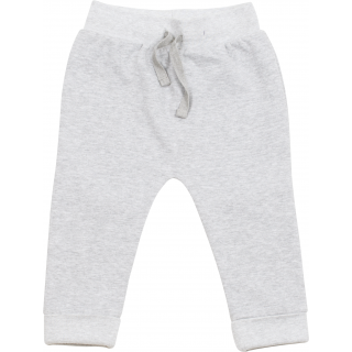 Pantalon de jogging Bébé LW062 - Heather Grey personnalisable - Vue de face