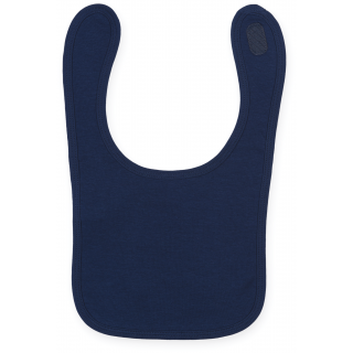 Bavoir LW082 - Navy personnalisable - Vue de face