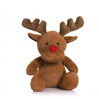 Peluche Renne MM033 - Brown personnalisable - Vue de face