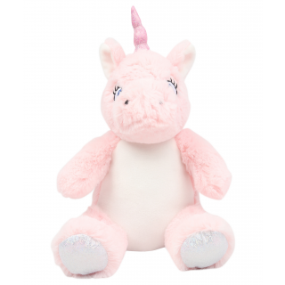 Peluche print me MM060 - Unicorn personnalisable - Vue de face