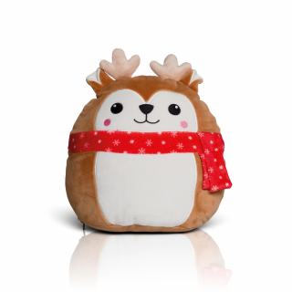 Peluches Squidgy's MM800 - Christmas Deer personnalisable - Vue de face
