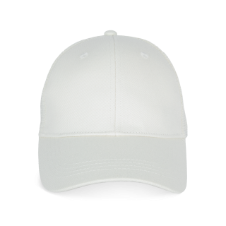 Casquette trucker écoresponsable 6 panneaux unisexe NS036 - Ivory personnalisable - Vue de face