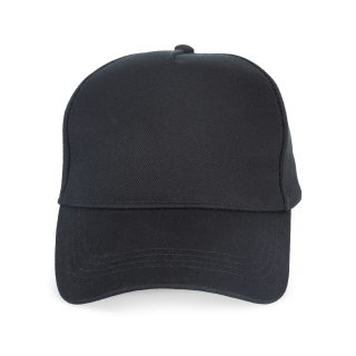 Casquette écoresponsable 5 panneaux unisexe NS037 - Black personnalisable - Vue de face