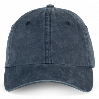 Casquette écoresponsable délavée unisexe NS040 - Washed Navy Blue personnalisable - Vue de face