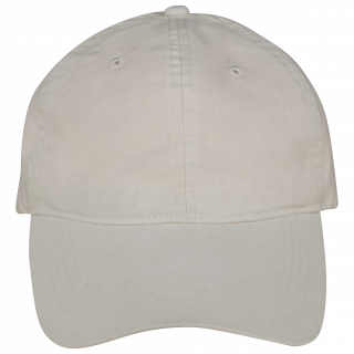 Casquette écoresponsable délavée unisexe NS040 - Washed Ivory personnalisable - Vue de face