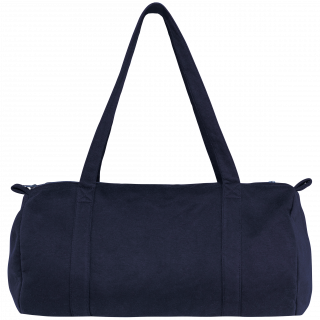 Sac polochon en molleton NS106 - Black personnalisable - Vue de face