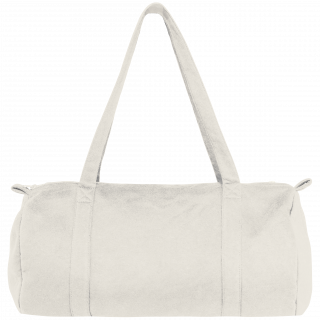 Sac polochon en molleton NS106 - Ivory personnalisable - Vue de face