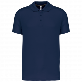 Polo manches courtes homme PA480 - Sporty Navy personnalisable - Vue de face