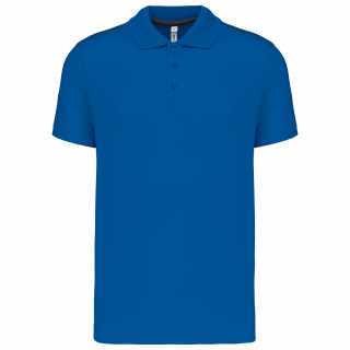 Polo manches courtes homme PA480 - Sporty Royal Blue personnalisable - Vue de face