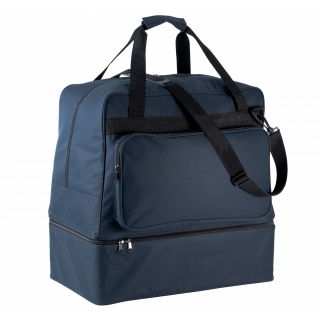 Sac de sport avec base rigide - 90 litres PA518 - Navy personnalisable - Vue de face