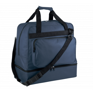 Sac de sport avec base rigide - 60 litres PA519 - Navy personnalisable - Vue de face