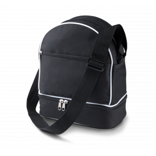 Sacoche de pétanque 3 boules PA525 - Black personnalisable - Vue de face