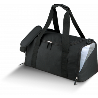 Sac de sport - 40 litres PA532 - Black / White / Light Grey personnalisable - Vue de face