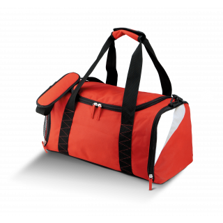 Sac de sport - 54 litres PA533 - Red / White / Light Grey personnalisable - Vue de face