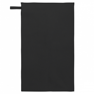 Serviette de sport microfibre - 70 x 120 cm PA575 - Black personnalisable - Vue de face