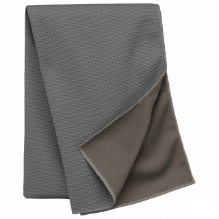 Serviette sport rafraîchissante - 100 cm x 30 cm PA578 - Icy Grey personnalisable - Vue de face