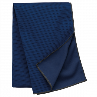 Serviette sport rafraîchissante - 100 cm x 30 cm PA578 - Icy Navy personnalisable - Vue de face