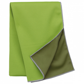 Serviette sport rafraîchissante - 100 cm x 30 cm PA578 - Lime personnalisable - Vue de face