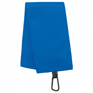 Serviette de golf nid d'abeille - 50 x 40 cm PA579 - Light Royal Blue personnalisable - Vue de face