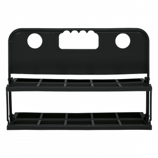 Porte-bouteilles pliable PA629 - Black personnalisable - Vue de face
